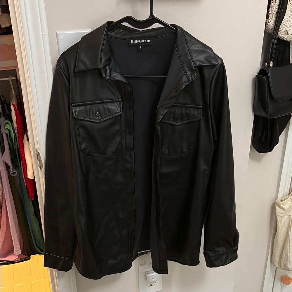 Women's Black Leather Jacket